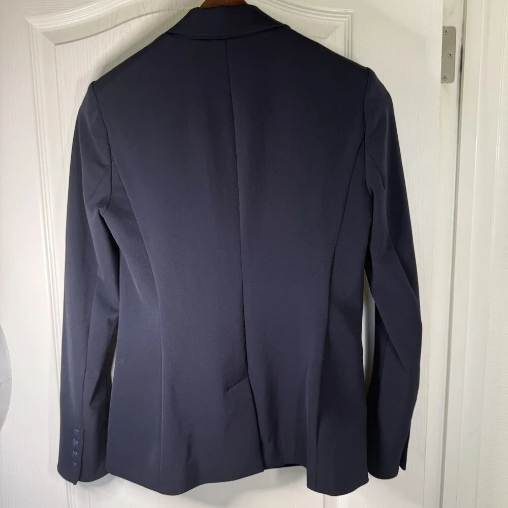 Veronica Beard Dickey Jacket Black Scuba Blazer Women’s Size 2 Designer Tailored